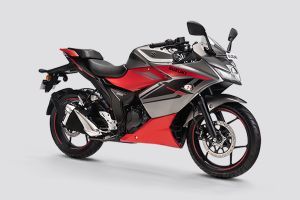Front Right Quarter View of Gixxer SF