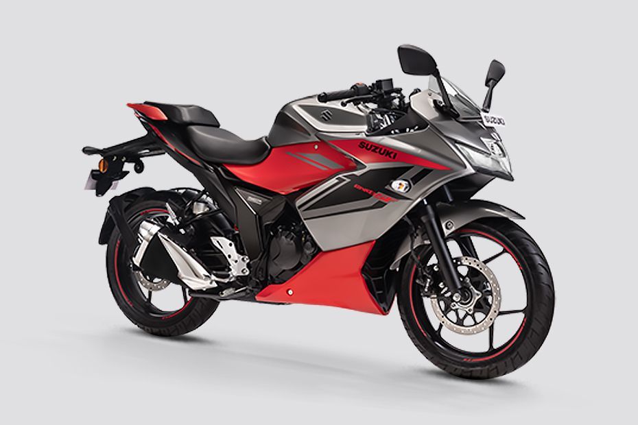 Front Right Quarter View of Gixxer SF