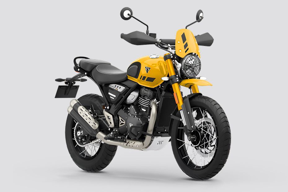 Front Right Quarter View of Scrambler 400 XC
