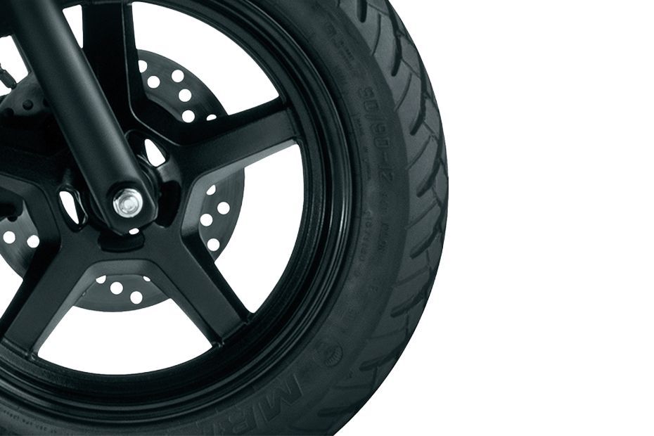 Front Tyre of Burgman Street