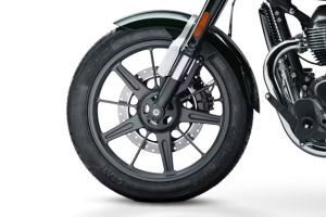 Front Wheel of Super Meteor 650