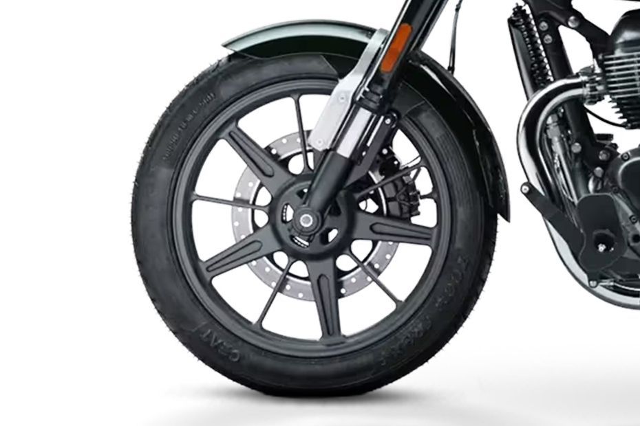 Front Wheel of Super Meteor 650