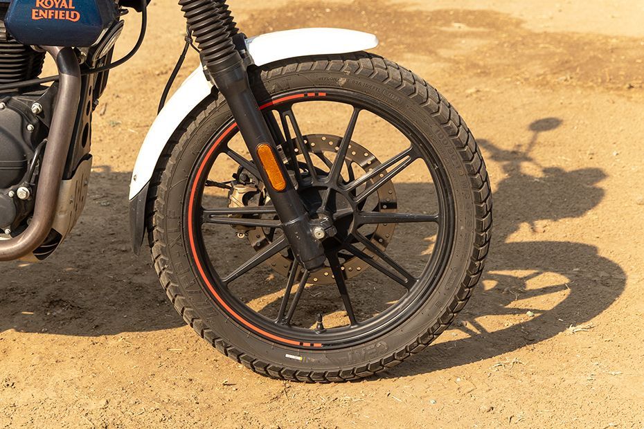 Front Wheel of Scram 440