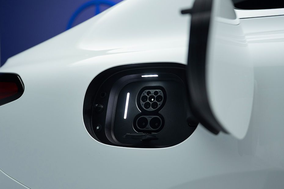 Charging Flap (Open) Image of C Class Electric
