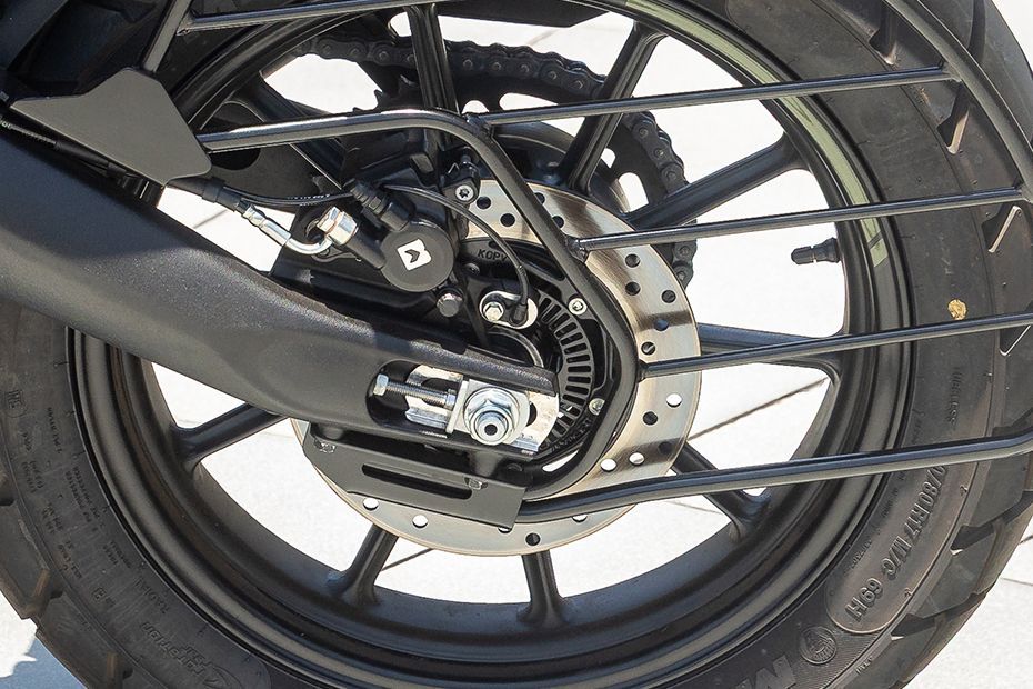 Rear Brake of Scrambler 400 X