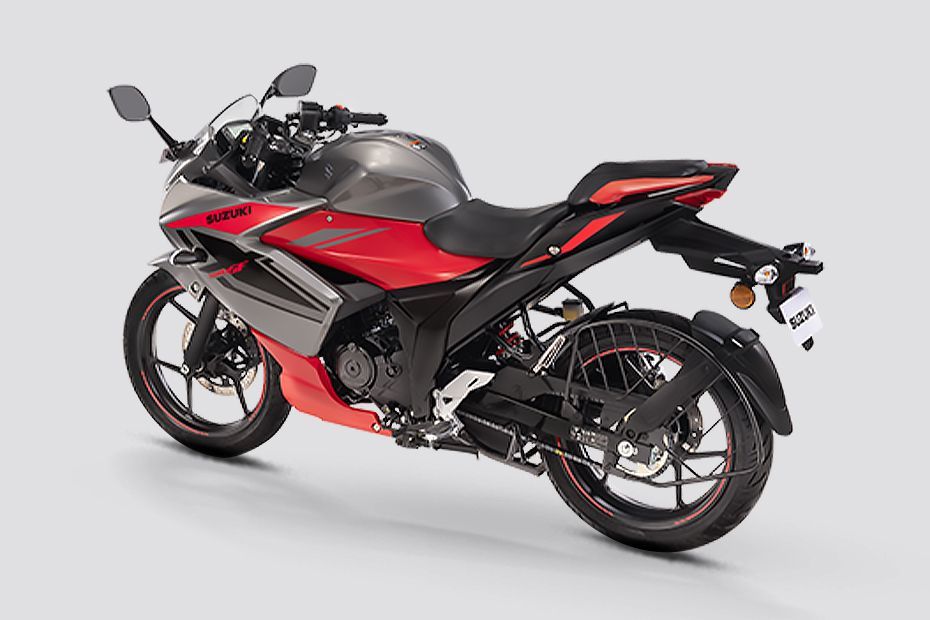Rear Left Three Quarter View of Gixxer SF
