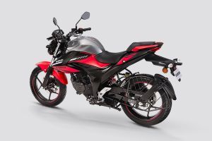 Rear Left Three Quarter View of Gixxer