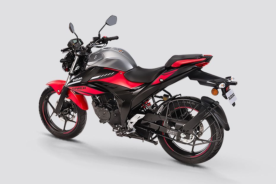 Rear Left Three Quarter View of Gixxer