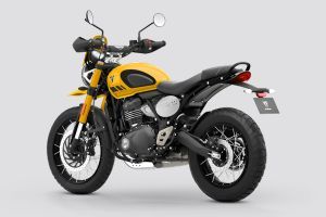 Rear Left Three Quarter View of Scrambler 400 XC