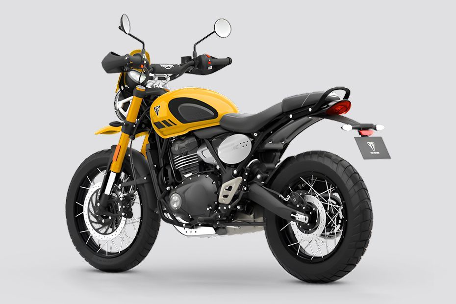 Rear Left Three Quarter View of Scrambler 400 XC