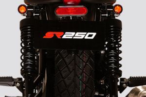 Rear Number Plate SR 250