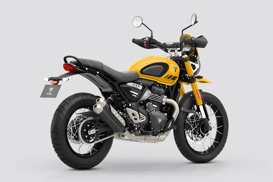 Rear Right Three Quarter View of Scrambler 400 XC