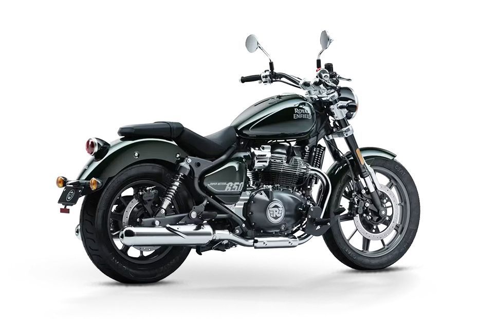 Rear Right Three Quarter View of Super Meteor 650