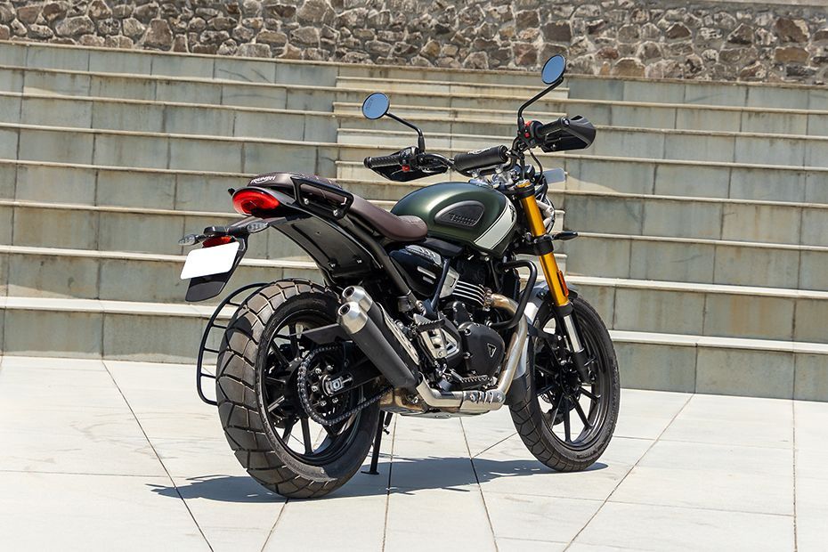 Rear Right Three Quarter View of Scrambler 400 X