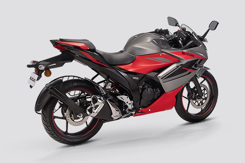 Rear Right Three Quarter View of Gixxer SF