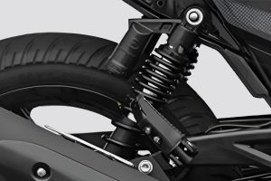 Rear Suspension of Pulsar 180