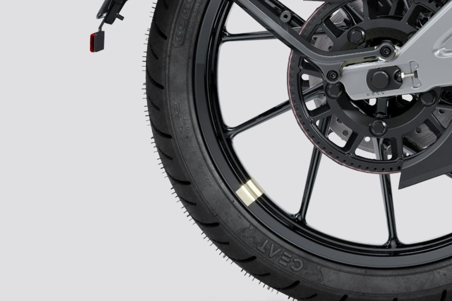 Rear Tyre of Flying Flea C6