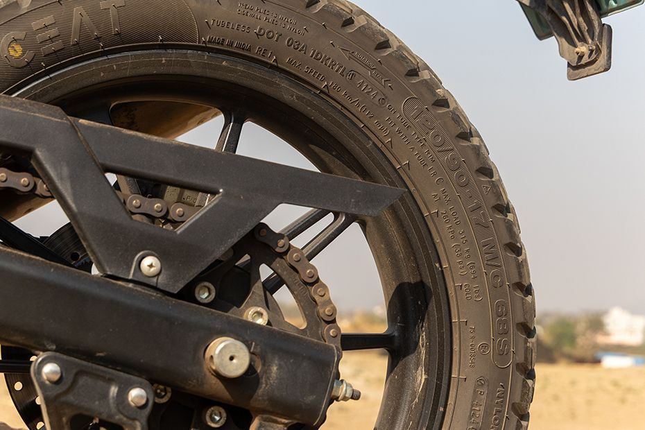 Rear Tyre of Scram 440