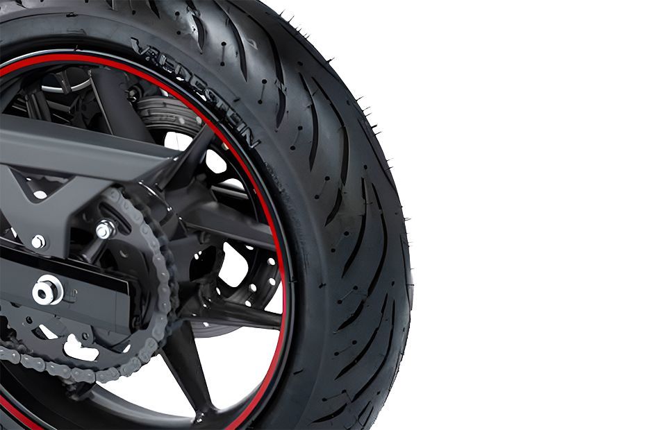 Rear Tyre of Guerrilla 450