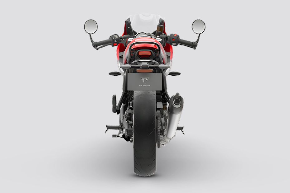 Rear View of Thruxton 400