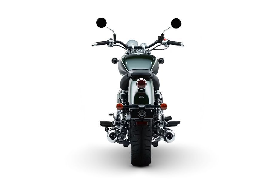 Rear View of Super Meteor 650