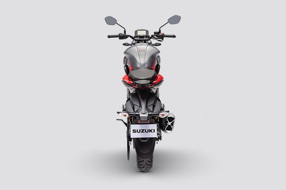 Rear View of Gixxer