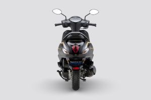 Rear View of Fascino 125 Fi Hybrid