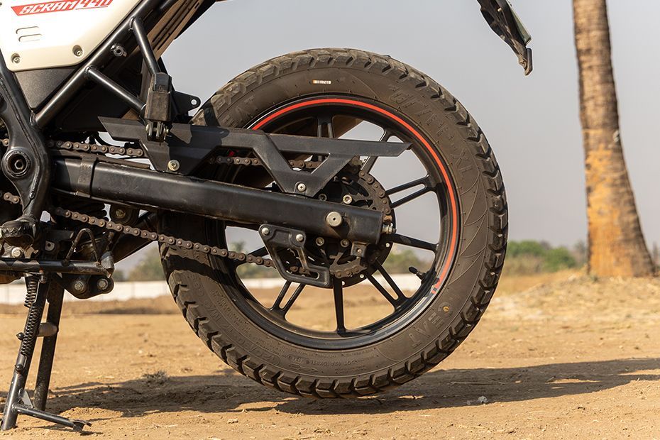 Rear Wheel of Scram 440