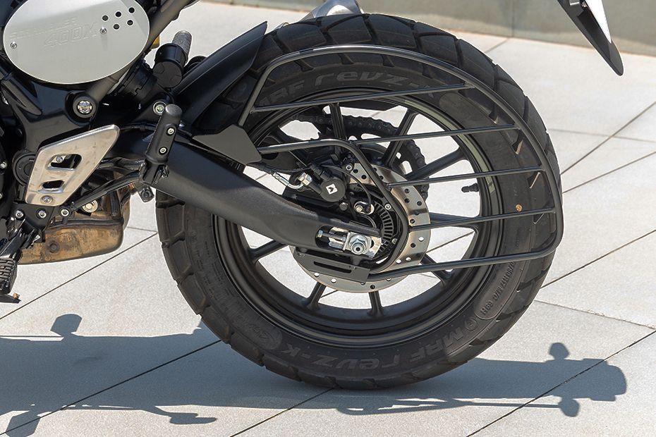 Rear Wheel of Scrambler 400 X