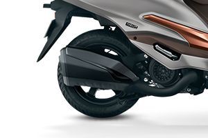 Rear Wheel of Burgman Street
