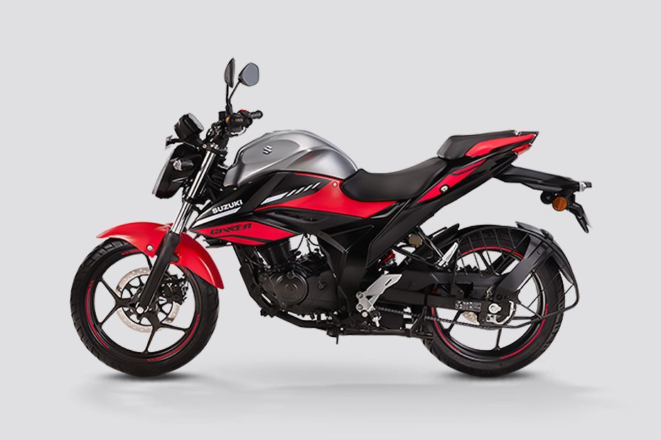 Side Profile View (Left) of Gixxer
