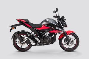 Side Profile View (Right) of Gixxer