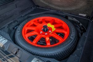 Spare Tyre Image of Range Rover Sport