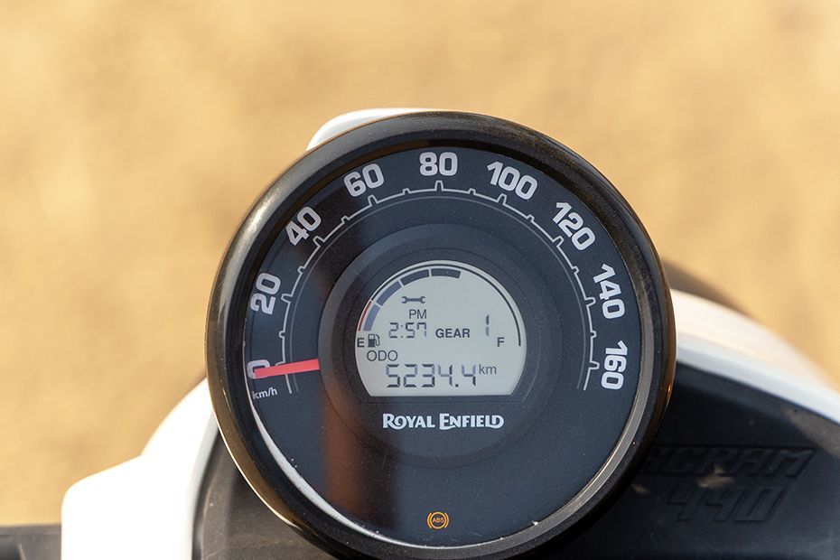 Speedometer of Scram 440