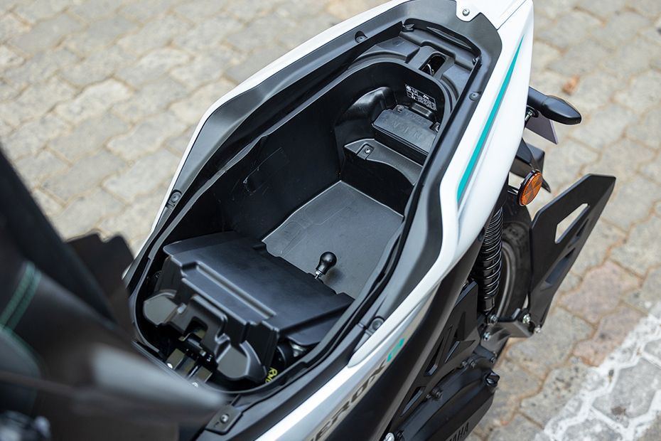 Under seat storage of AEROX-E