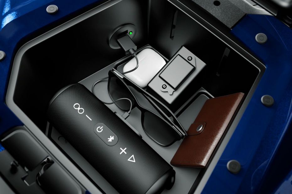 Under seat storage of Rorr Evo