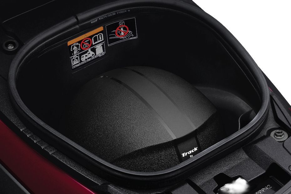 Under seat storage of e Access