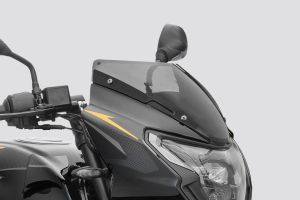 Windshield View of Pulsar 180