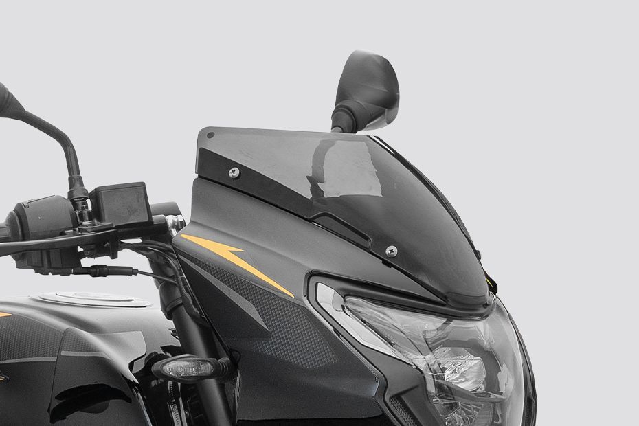 Windshield View of Pulsar 180