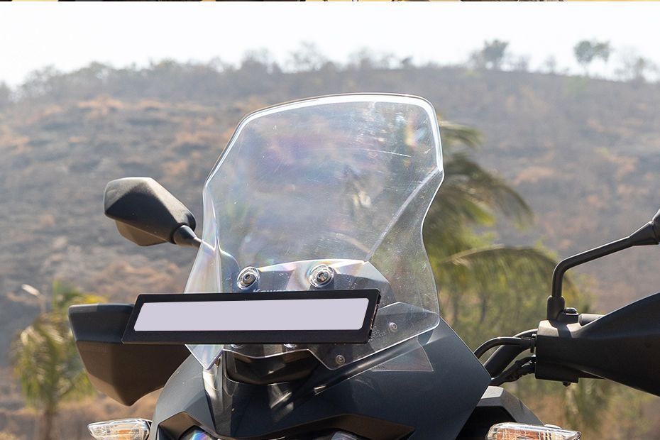 Windshield View of Versys X 300