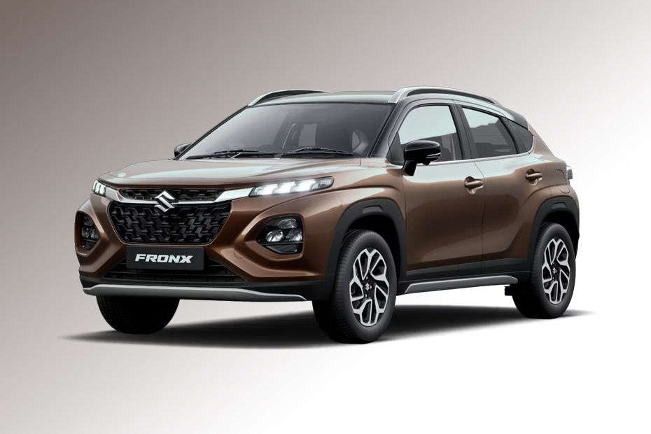 Maruti FRONX Earthen-Brown-with-Bluish-Black-Roof colour