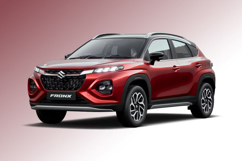 Maruti FRONX Opulent-Red-+-Black colour
