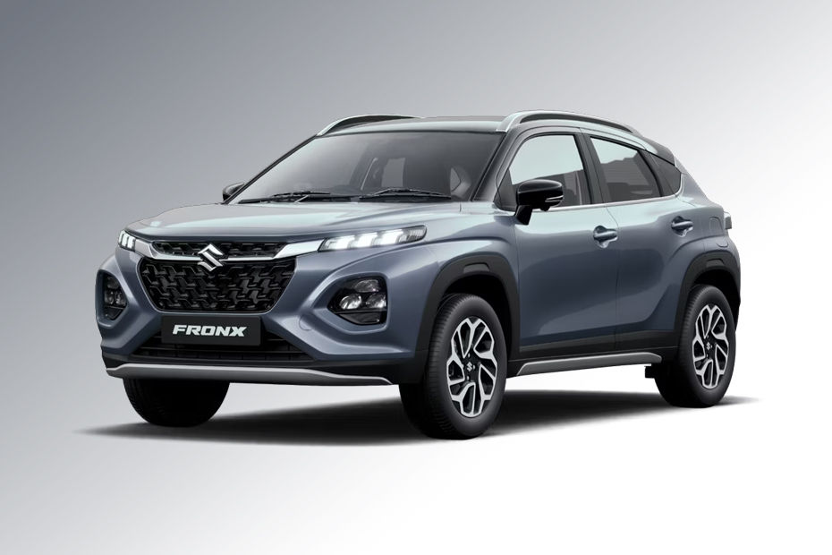Maruti FRONX Splendid-Silver-with-Bluish-Black-Roof colour