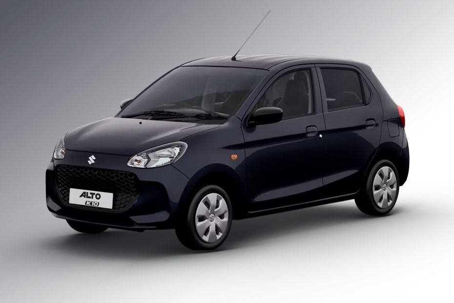 Maruti Alto K10 Pearl-Bluish-Black colour