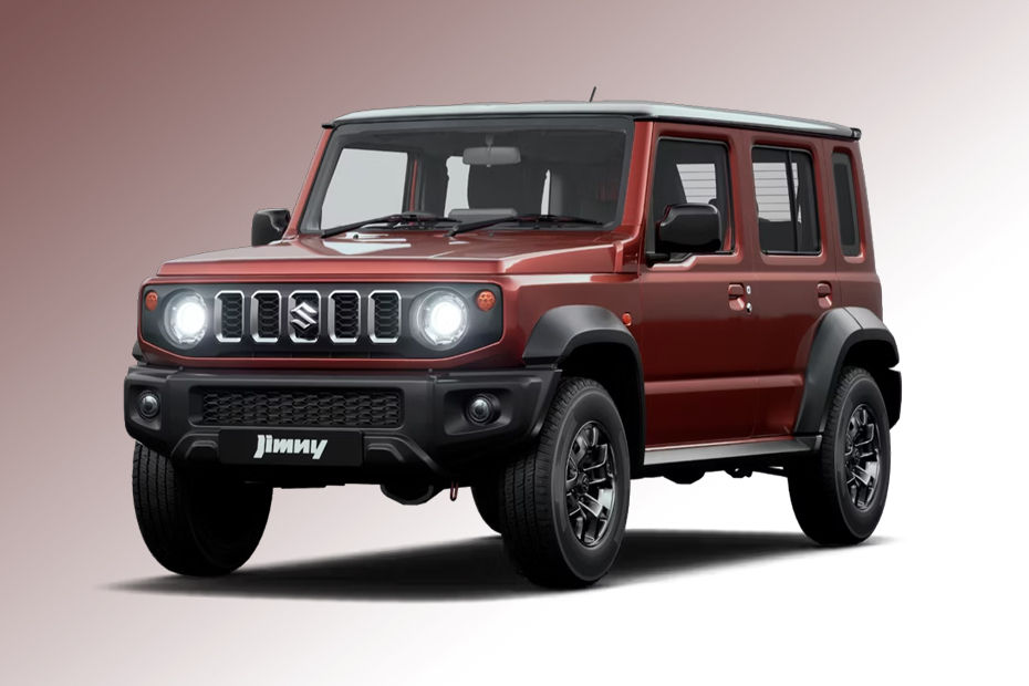 Maruti Suzuki Jimny Sizzling-Red-with-Bluish-Black-Roof colour