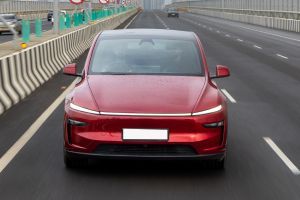 Driving: Front View Image of Model Y