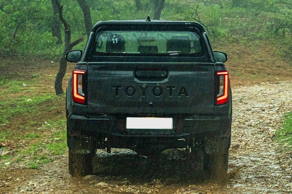Driving: Rear View Image of Hilux