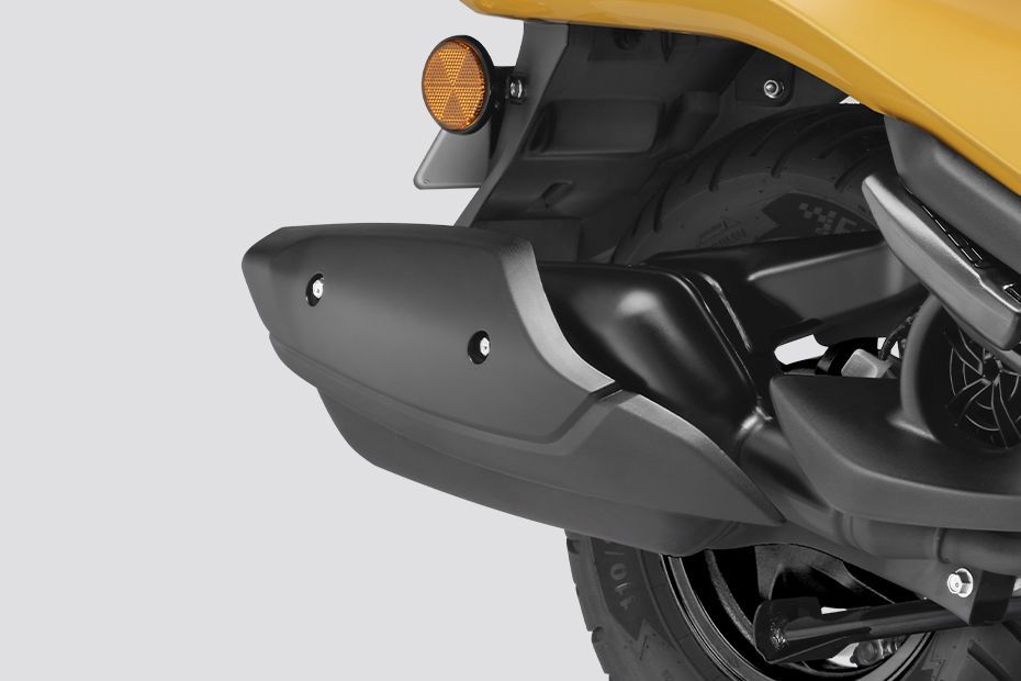 Exhaust (End Can) of Fascino 125 Fi Hybrid