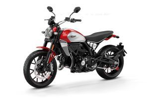 Front Left Quarter View View of Scrambler 800