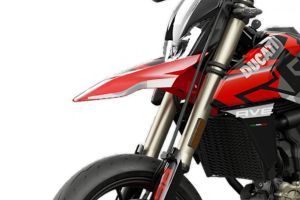 Front Mudguard & Suspension of Hypermotard 698 Mono